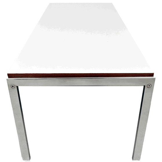 Image 1 of Danish design coffee table teak chrome mid-century