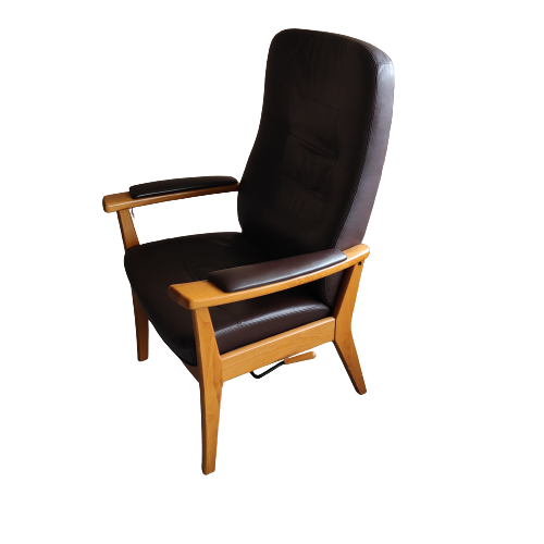 Design relaxfauteuil Farstrup type plus 5900 Bordeaux-rood leer