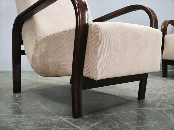Image 1 of Par de sillones Kropáček & Kozelka para Interiér Praha, años 40