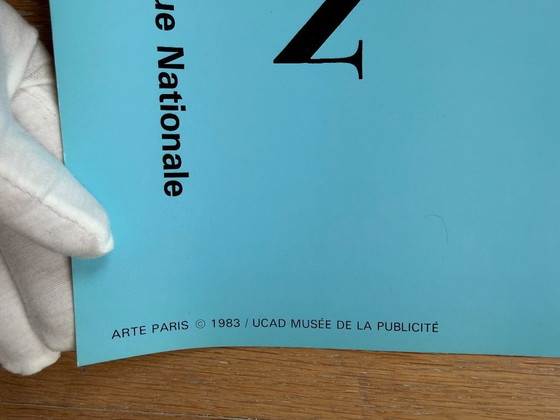 Image 1 of Jean Alexis Rouchon (1801-1878), Rouchon, 1983, copyright 1983/UCAD Musee de La Publicite, Original vintage exhibition poster...