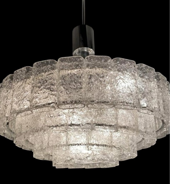Image 1 of Beautiful large Doria Ice Crystal Design lamp