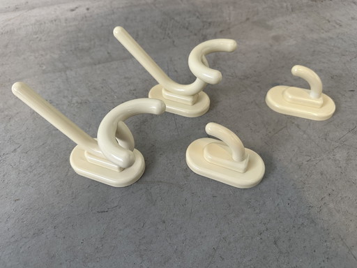 4x vintage ALTO Italy kapstokken