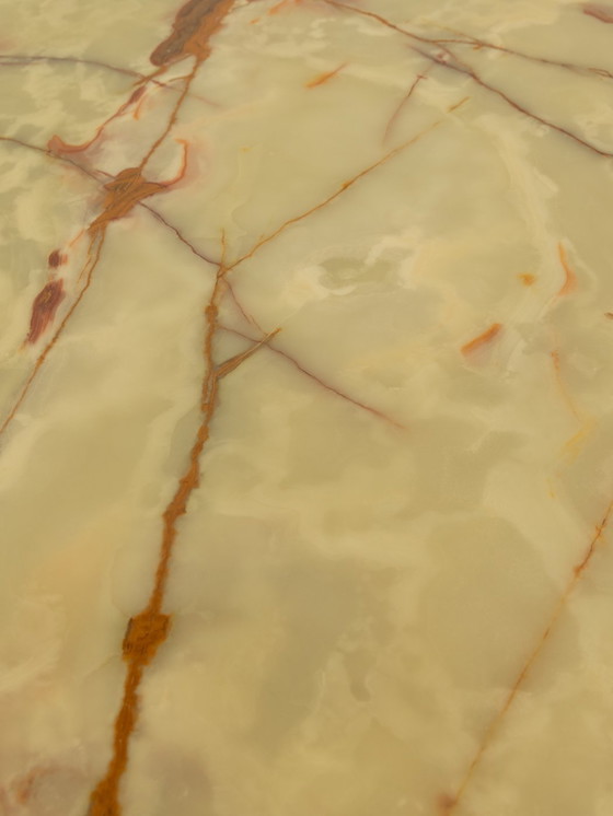 Image 1 of Mesa de centro de ónix de los años 60