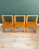 3x Sad Folding Chair By Aldo Jacober