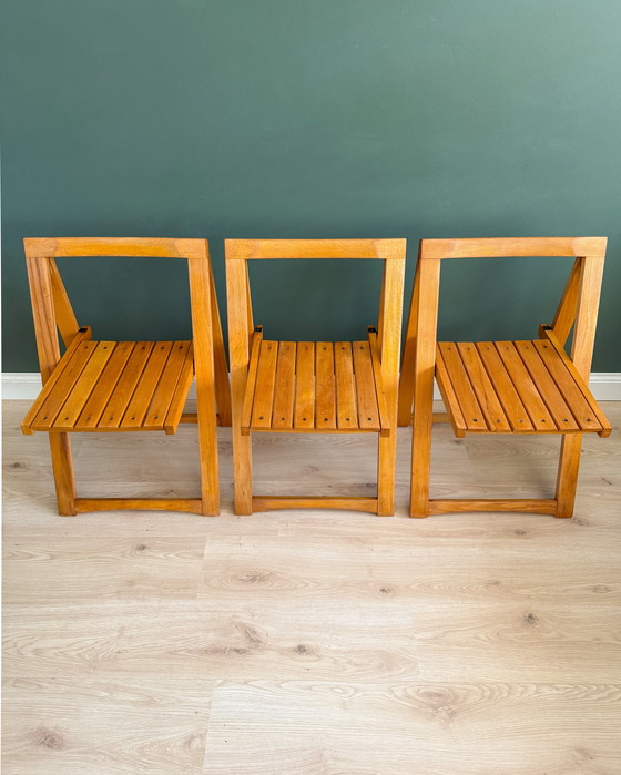 Image 1 of 3x Trieste Klapstoel Door Aldo Jacober