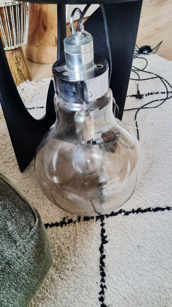 Image 1 of Grande suspension en forme d'ampoule incandescente 48 cm, style vintage parisien