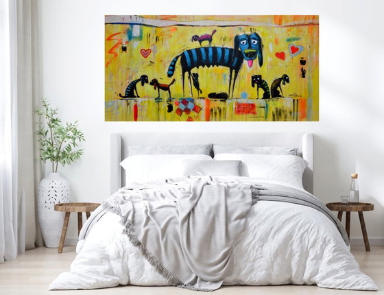 Image 1 of Piotr Piskorz "Maternelle pour chiots - l'heure de la sieste" XXL