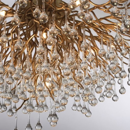 Ceiling Lamp Icicle Brass Large