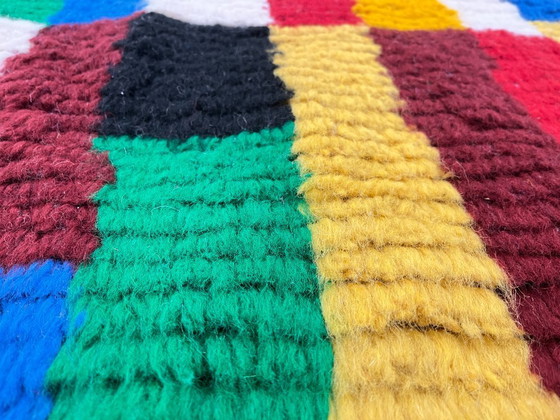 Image 1 of Alfombra marroquí colorida – Expresión cultural – 254 cm x 174 cm