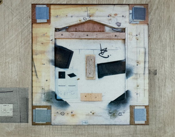 Image 1 of Karel Kremer - ‘Relief I’ – Escultura / panel mural