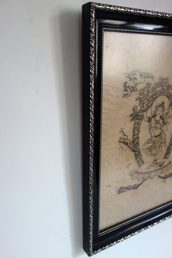 Incisione divinità buddista in danza – Litografie e stampe, Altro, Legno (photo 6 of 9)