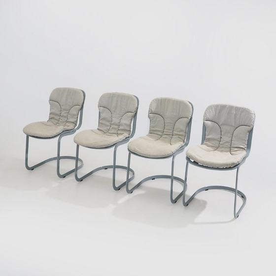 Image 1 of Set di 4 sedie “077” di Studio Cidue per Cidue, anni '70