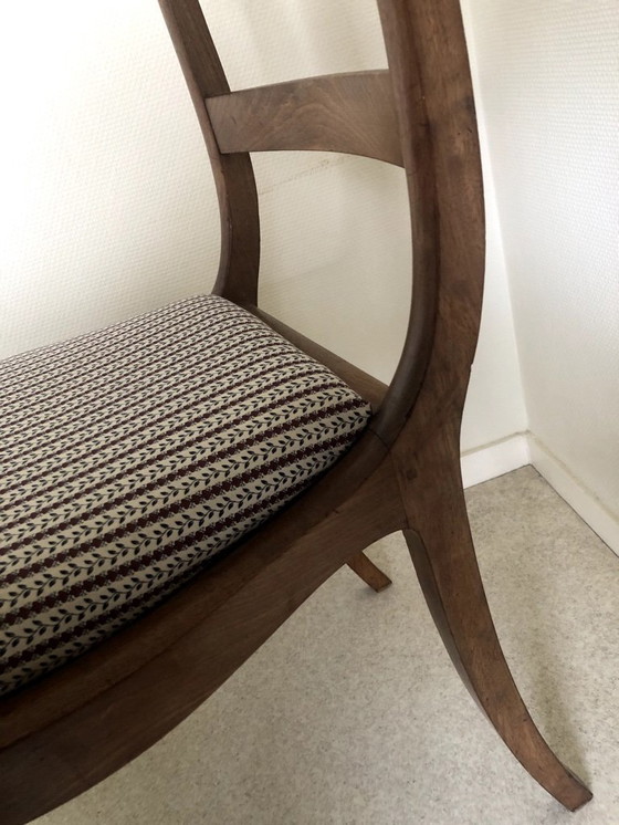 Image 1 of 2 Biedermeier-Stühle (mit edler Polsterung)