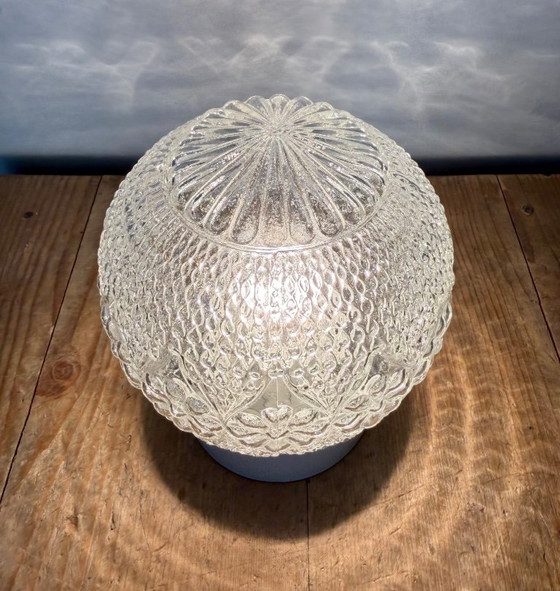 Plafonnier vintage en porcelaine blanche, années 1970 – Glass, Ceramic (photo 10 of 13)