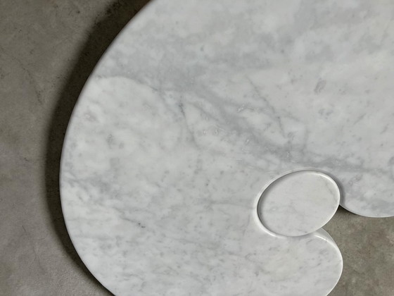 Image 1 of 2x Table d'appoint Eros Angelo Mangiarotti marbre de Carrare