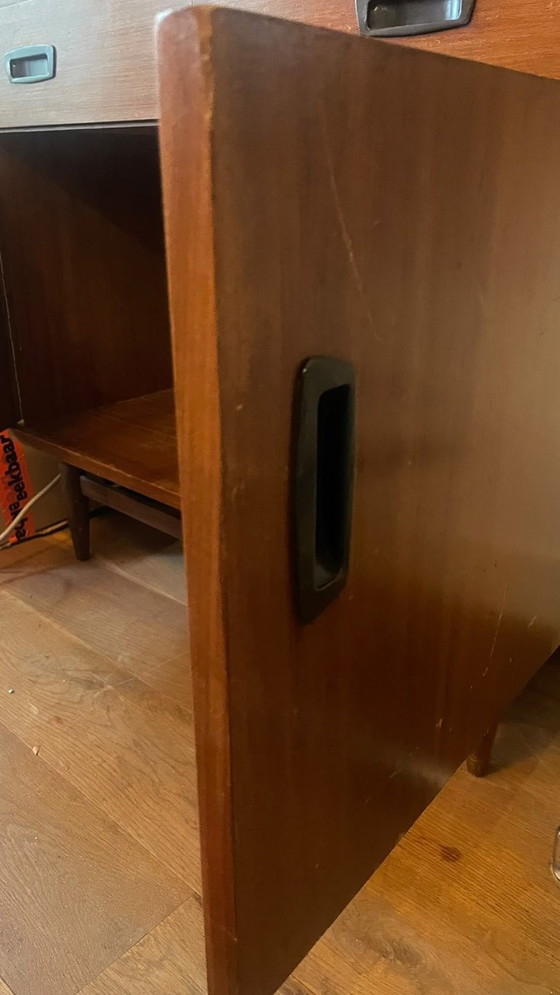 Beautiful vintage wooden cabinet design - 1960 Cees Braakman, Display cabinets, Brown (photo 9 of 11)