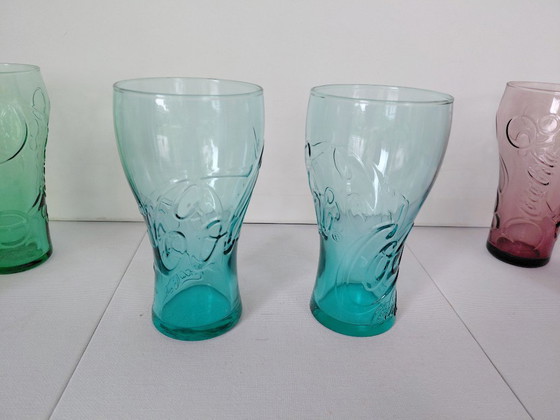 Vintage Coca-Cola McDonald's Glass Set (8 Pieces) – Luminarc – Coca Cola - Mc Donalds - Luminarc (photo 4 of 11)