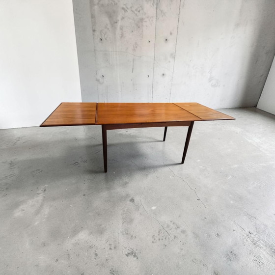 Mid-Century Teak Extendable Dining Table, Danish Design, 1960s – Wood (photo 8 of 14)