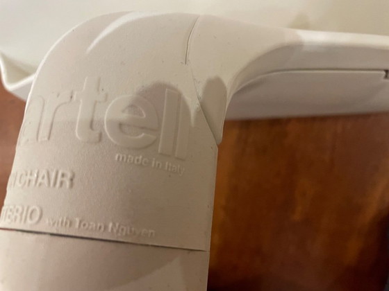 Image 1 of Sedia da ufficio in polipropilene regolabile in altezza su ruote di Citterio per Kartell (Spoon chair)