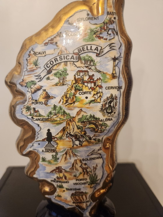 Image 1 of Bellissima bottiglia/decanter vintage in porcellana Revol France - Corsica e Napoleone