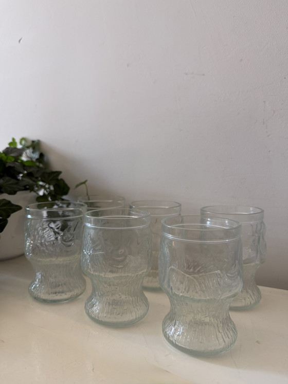 Set di 6 bicchieri italiani Fidenza Vetraria – Bicchieri e caraffe, Glass (photo 3 of 6)