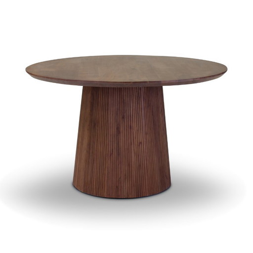 Table ronde marron d130