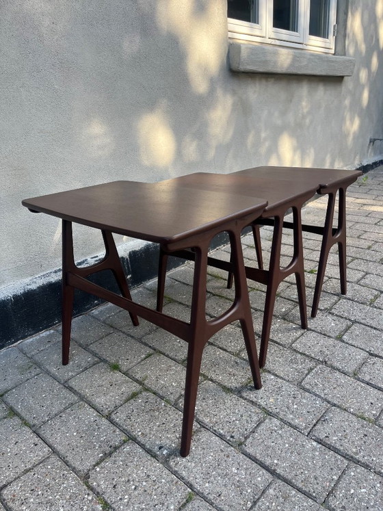 Image 1 of Erling Torvits nesttafels, Heltborg Møbler, Deens design