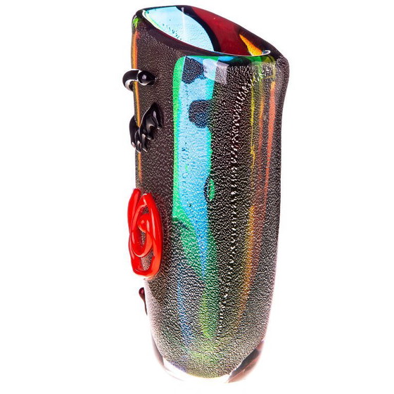 Image 1 of Murano glass vase with face