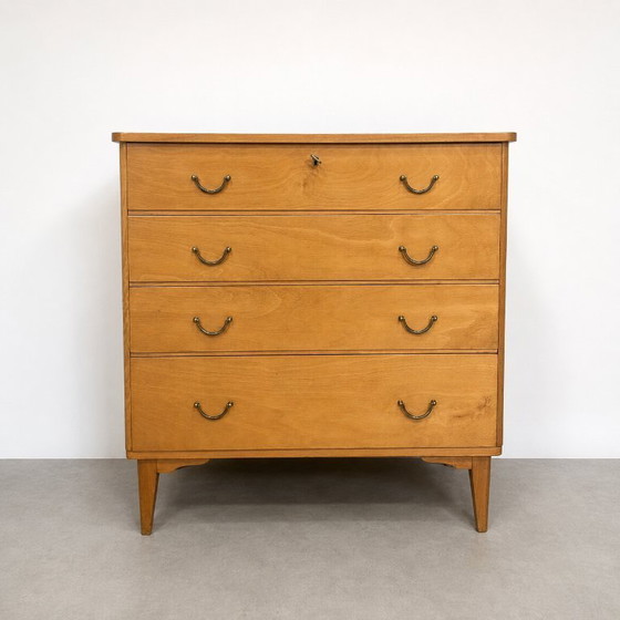 Image 1 of Commode vintage Imexcotra en bouleau, Belgique, années 1960