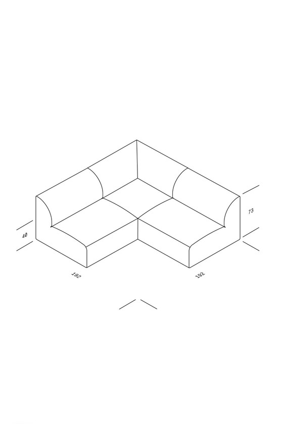 Image 1 of WEBER SOFA DESIGN - CREME - OBJEKT UNSERER TAGE