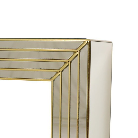 Image 1 of Zeldzame Design Spiegel met Console Zilver Goud Deknudt