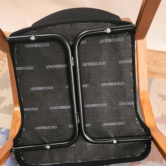 Image 1 of Sedia vintage scandinava in legno di faggio – Lanabdesign – impilabile, anni '60