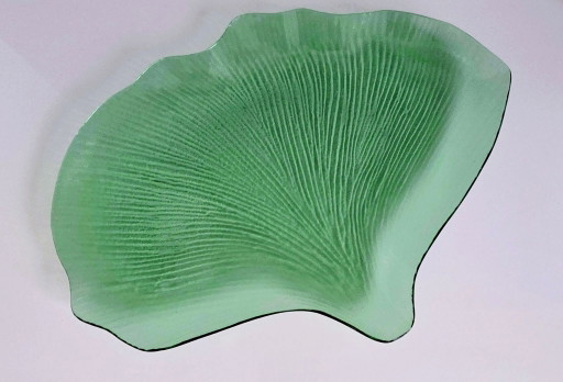 Ginkgo Biloba, serveerschaal, glas