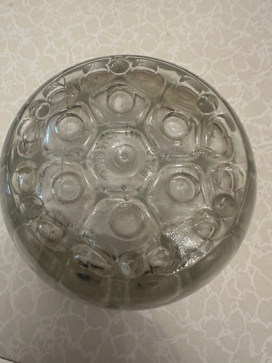 Molded Glass Flower Frog - 19 Holes 1950s – Vases (photo 8 of 13)