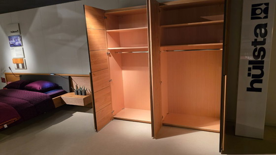 Image 1 of Slaapkamer Slaapkamer Hulsta Acrea eiken natuur met accenten van bruinzwart leder