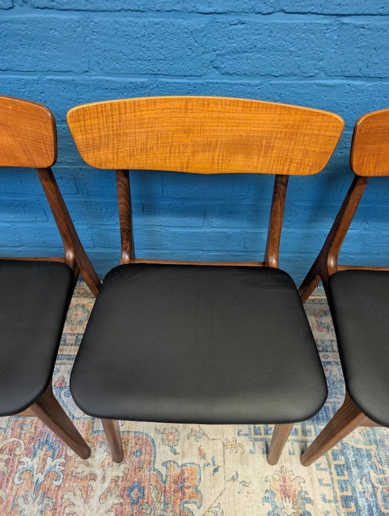 Image 1 of 4x chaises design vintage, Schiønning & Elgaard, 1960