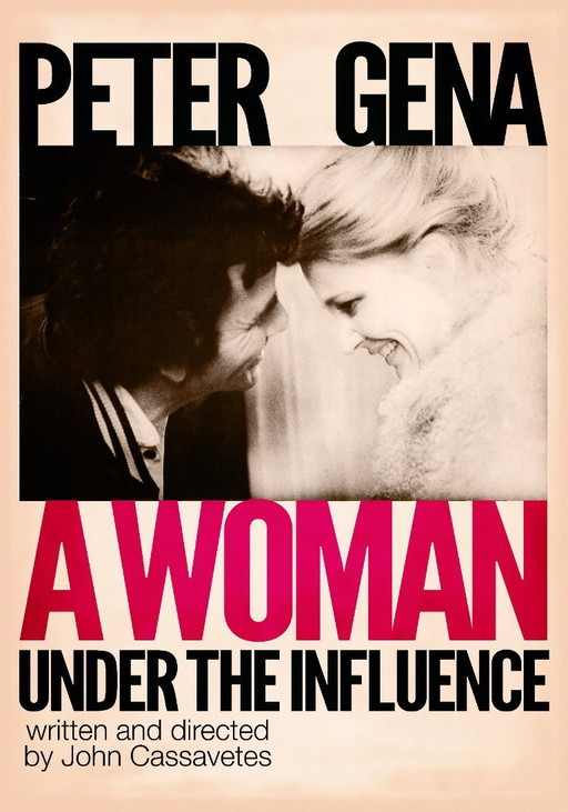 Una mujer bajo la influencia - Cassavetes, Peter Falk, Gena Rowlands 1974 - Póster 70 x 100 cm