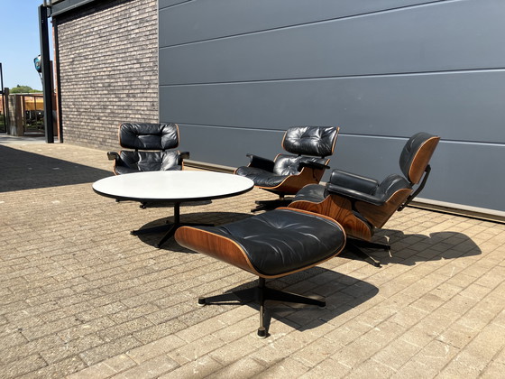 Image 1 of Late 50's Vintage Eames Lounge Chair Group Set Contura/Fehlbaum (Vitra) in License of Herman Miller