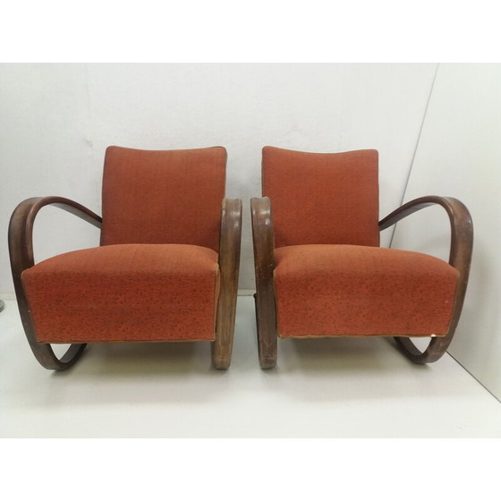 Image 1 of Vintage living room set by Halabala for Thonet, Czechoslovakia 1930s