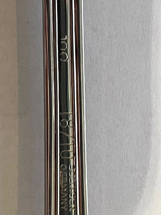 Image 1 of Bestekset Solingen deels verzilverd 6-persoons, 47-delig, Christofle Albi dessertvorkjes 6-delig, Waring & Gillow taartschep