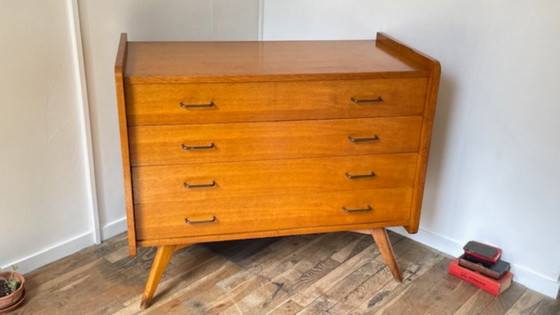 Vintage ladekast met kompasvormige poten – Ladekasten, Wood (photo 31 of 42)