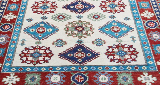 Image 1 of Origineel handgeknoopt Ziegler Kazak tapijt, 210 x 143 cm. Nieuw en in uitstekende staat.