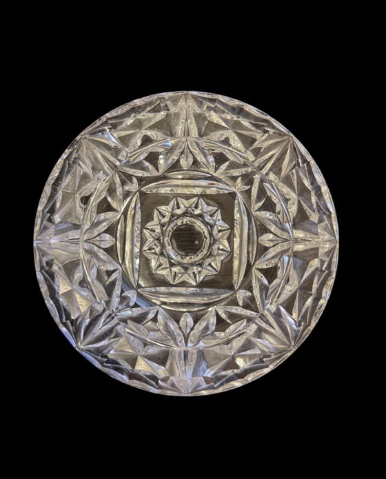 Image 1 of Asbak in bewerkt glas