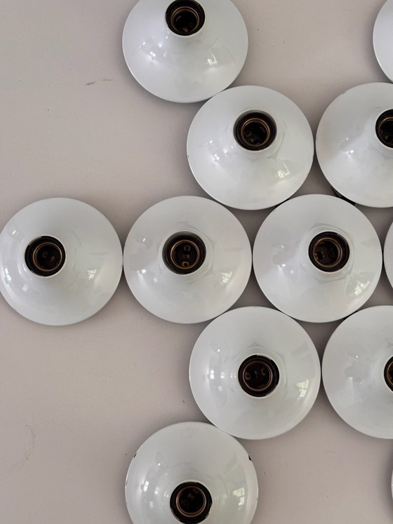 Composition of 13 Teti Wall Lights Vico Magistretti for Artemide 1970 ABS Space Age, Plastic, White (photo 6 of 14)