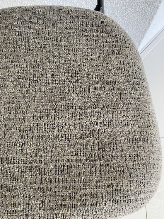 Image 1 of Juego de 4 sillas de comedor – bouclé gris