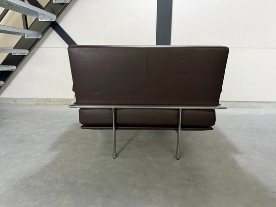 Poltrona Jori Metropole - pelle marrone scuro – Poltrone, polished steel (photo 6 of 11)