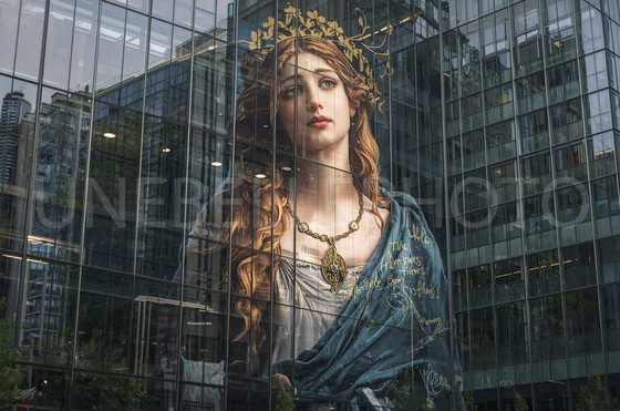 Image 1 of Photo printed on plexiglass / Baroque art revisited / Limited edition / Street art / Graffiti