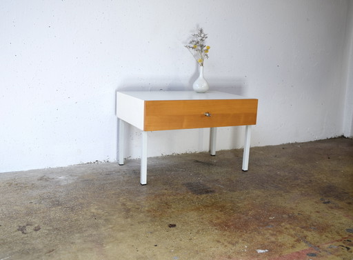 1970s Vintage Nightstand Table de nuit Bedside Table Cabinet