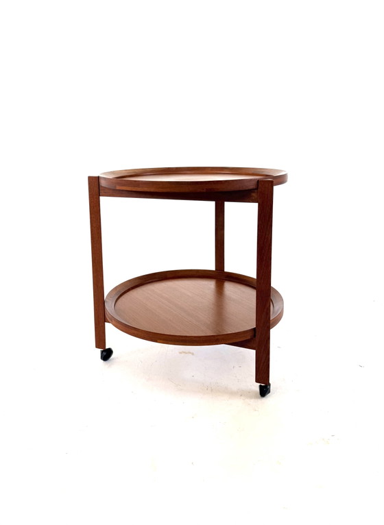 Image 1 of Vintage Danish teak trolley, Sika Møbler ‘60