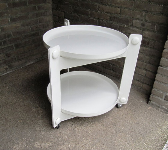 Image 1 of Design Kunststof Trolley, Luigi Massoni voor Guzzini, 70’s